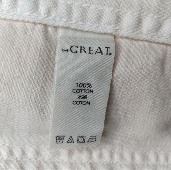 The GREAT. The Shrunken Barn Cream Jacket Size 2 - Picture 13 of 16